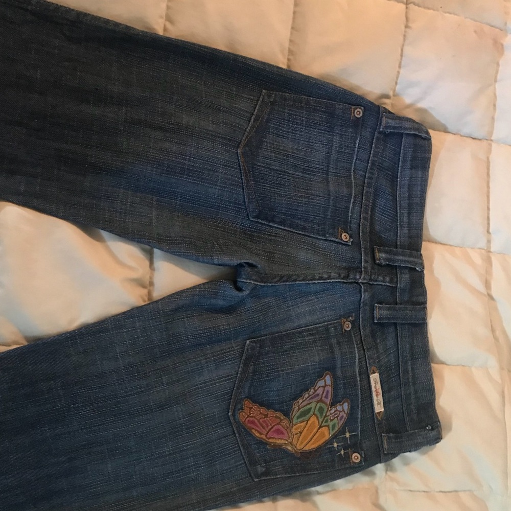 Rare Frankie B jeans with beautiful embroidery